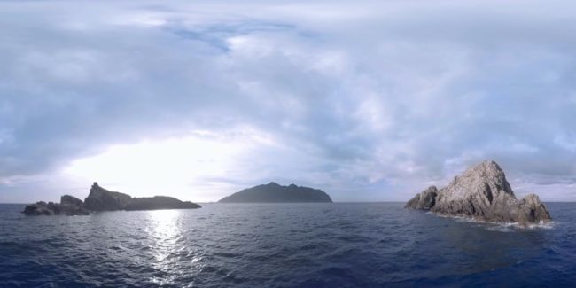 ドコモが「沖ノ島8K×VR映像」を宗像フェスにて発表