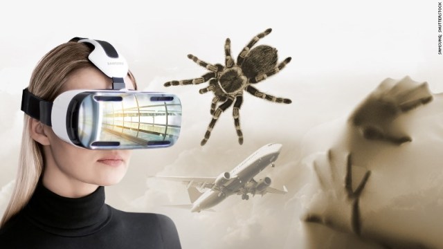 VRで蜘蛛や飛行機、火災の恐怖を克服する