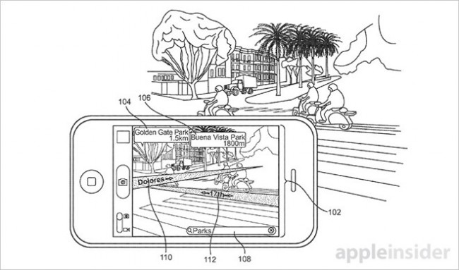 Appleが特許を取得したiPhoneで動作するARマッピング機能