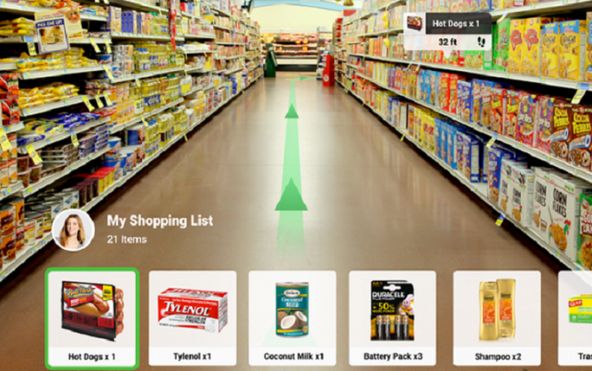 スーパーマーケットで買いたい商品までナビゲートしてくれるARKitアプリのデモ動画公開