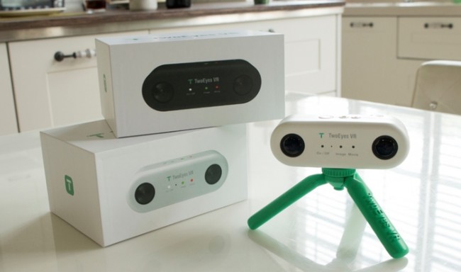 Kickstarter VR TwoEyes VR 360 camera