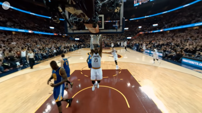 NBAオールスターゲーム、360°動画ライブストリーミング中継される