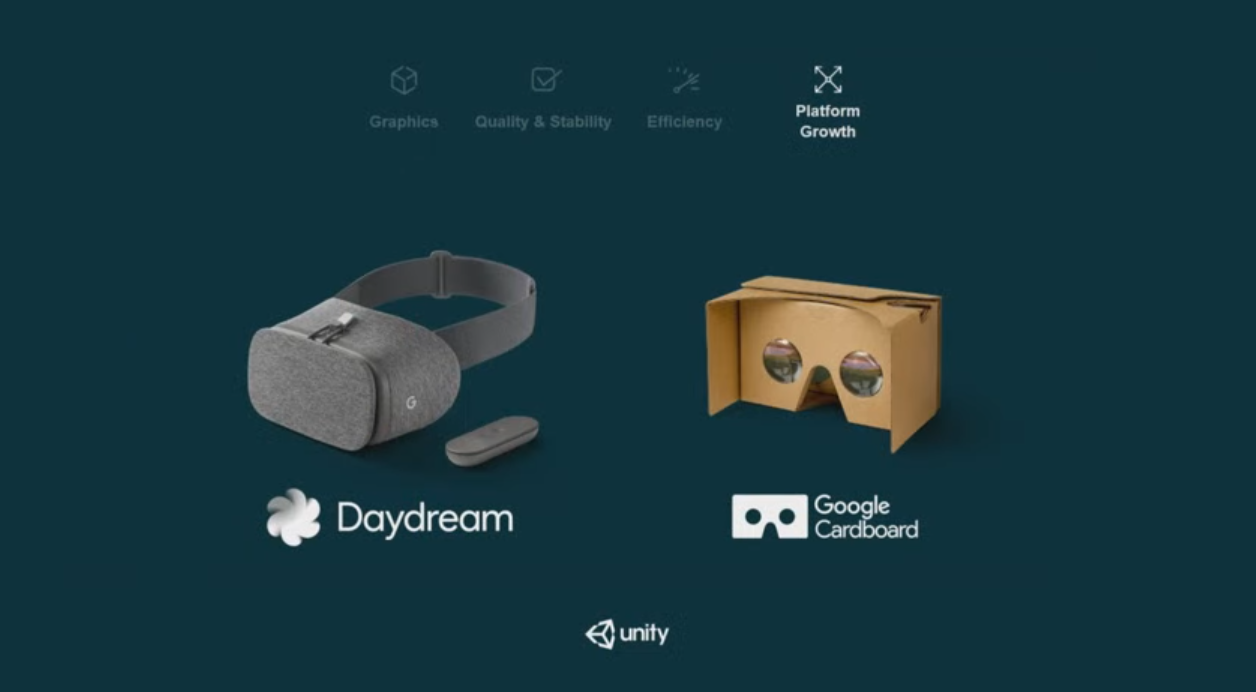 Unity 5.6のアップデートでUnityがGoogle DaydreamとGoogle Cardboardに対応開始予定