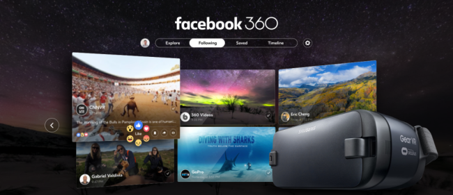 360コンテンツ用Facebookアプリ「Facebook 360」がGear VR対応でリリース！