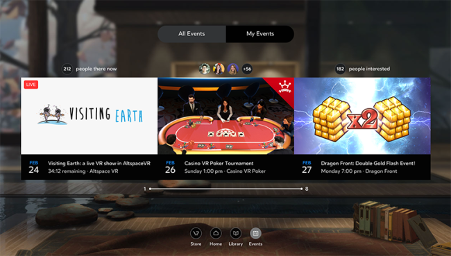 Oculus、FacebookのVR動画ライブストリーミングサービスなど、その他アップデートや新機能追加を発表！