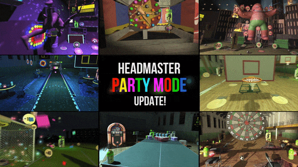 「ヘディング工場」ライクなPSVRタイトル「Headmaster」、大型アップデート「Party Mode Update」を実施