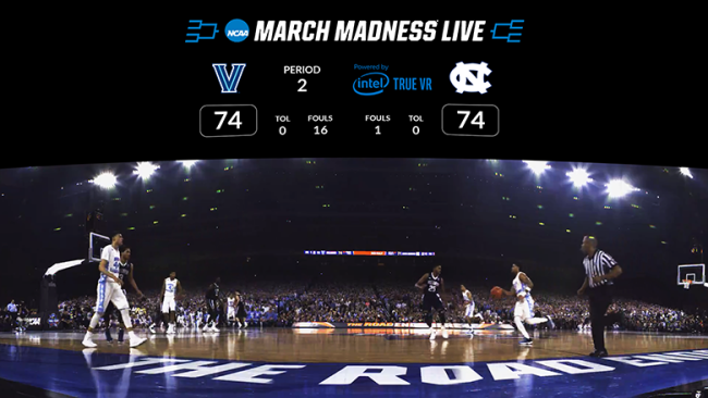 NCAA大学バスケットボールトーナメントをVR中継するGear VR対応アプリがリリース