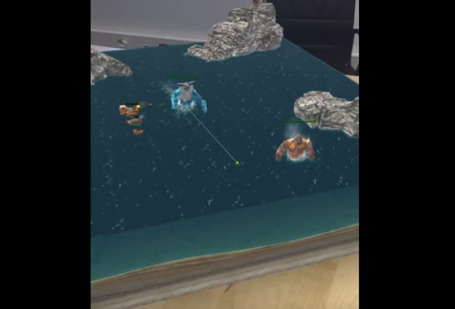 ARKitで開発されたファンタジー海戦シミュレーションゲーム「Ancients AR」のテストプレイ動画公開