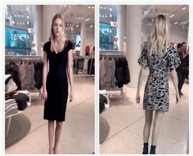アパレルショップ店内で選んだ服を着たモデルをAR表示するARKitデモ動画が公開