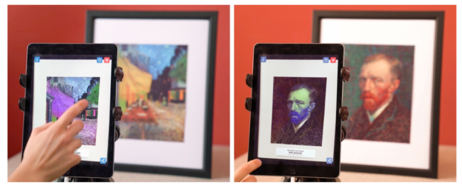 Disney Research、リアルな絵画の色をバーチャルに変えるスマホARアートアプリ「AR Museum」を発表