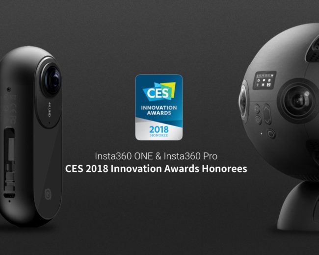 360°カメラ　Insta360 ONEとInsta360 ProがCES 2018でイノベーションアワードを受賞！
