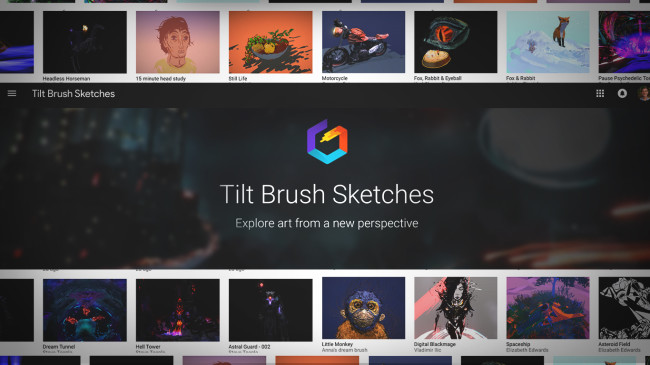 Google Tilt Brush、新アップデートでオンラインギャラリーやライティング機能などが追加！