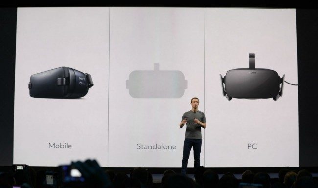 Oculus Connect 3で登壇したMark Zuckerberg