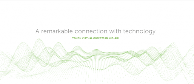 Ultrahapticsトップページより