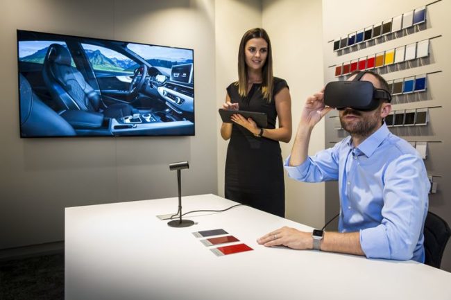 自動車業界のVR活用例　アウディが「バーチャルショールーム」を展開