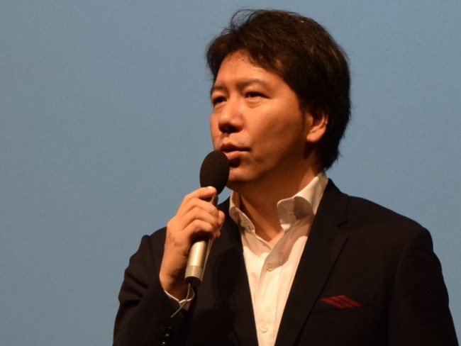 グリー代表取締役会長兼社長の田中和良氏