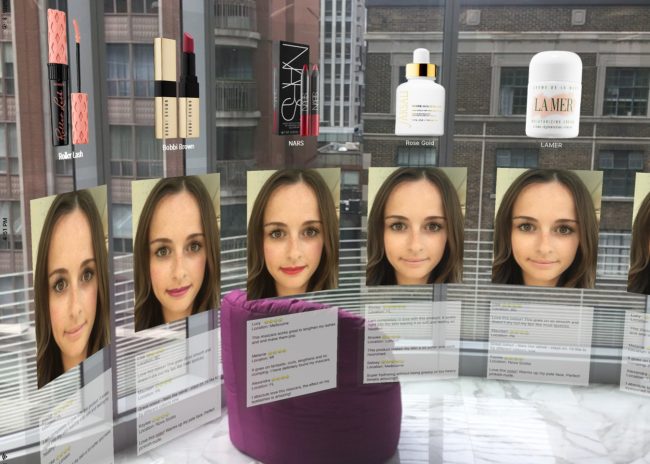 ModiFaceは拡張現実AR バーチャル美容カウンターを発表します