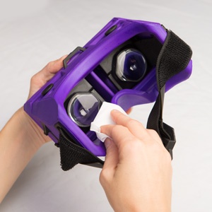 Merge VR Gogglesは清潔に保ちやすい