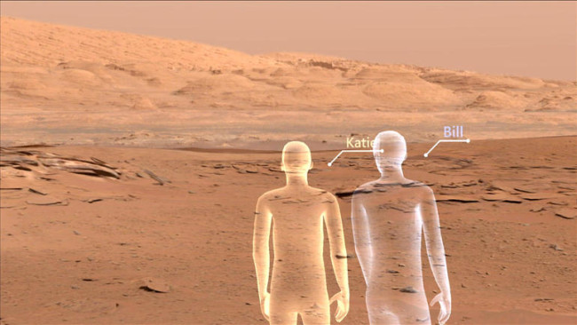 VRで火星を歩く