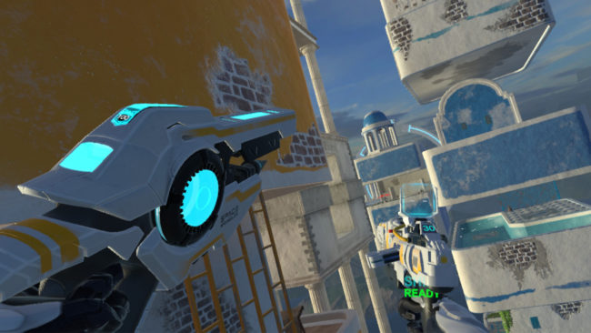重力ゼロのアリーナでバトル！FPS「Skyfront VR」の早期アクセス版が11月11日にリリース