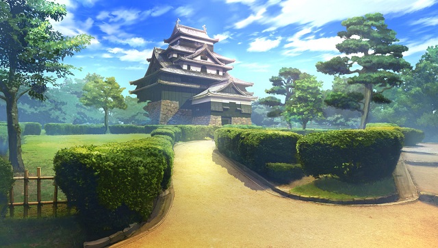 「VRポイント」第一弾の松江城イメージ