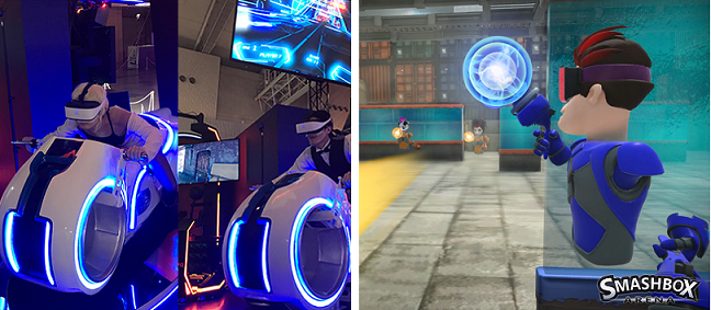 左：Photon Racer 右：Smashbox Arena　コンテンツイメージ