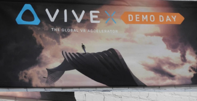 Vive X Demo Dayの広告