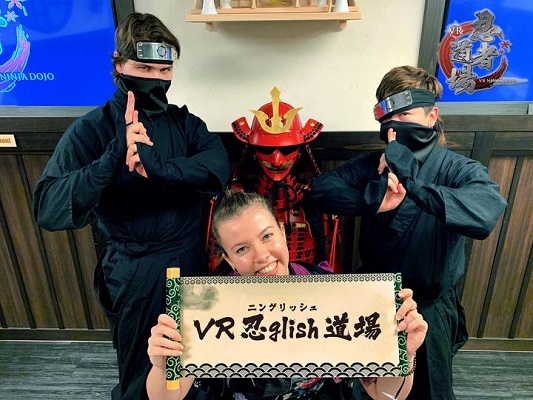 VRと忍者で英語を学ぶ！小中学生向け夏休み体験イベント「VR 忍(Nin)glish道場」開催