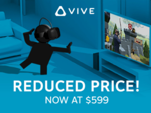 HTC Viveが599ドルに値下げ