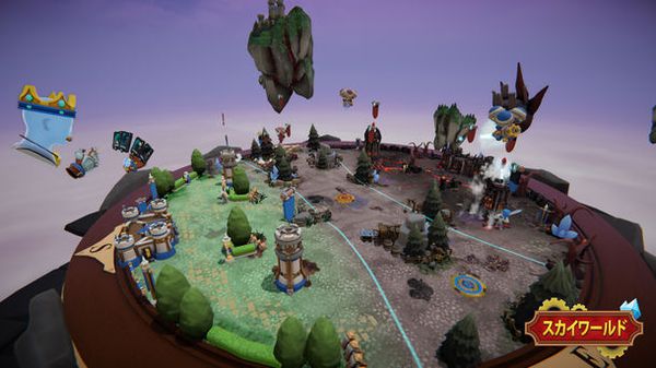 VR空間で軍を動かし王国を築こう！リアルタイム戦略ゲーム「Skyworld」PSVRで4/18に発売