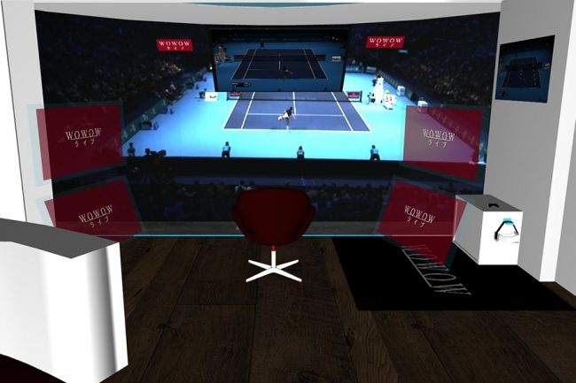 WOWOWがテニスをVR観戦する「WOWOW Tennis VR@ARIAKE」開催