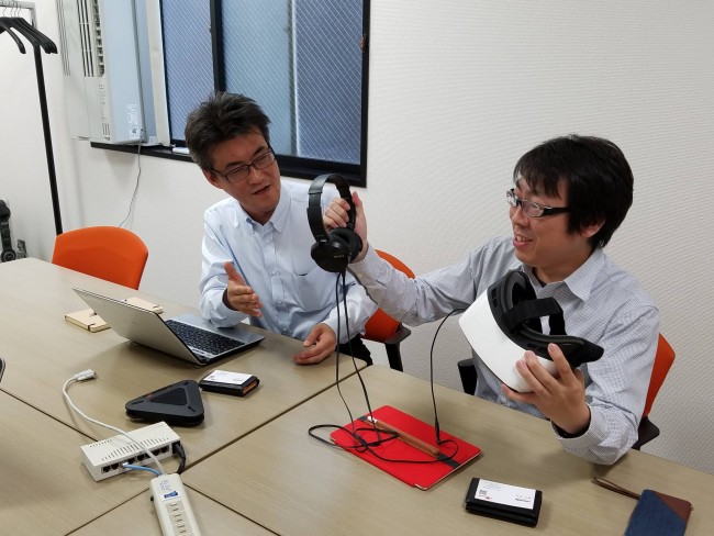 森氏(左)と鬼頭氏(右)