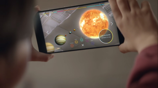 Tangoタブレット「Lenovo Phab 2 Pro」画面