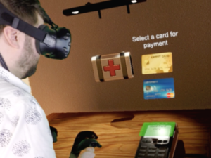 VR空間でクレジットカードを使う