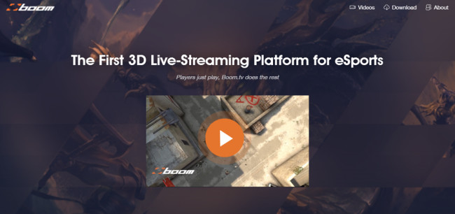 VR e-sports boom.tv