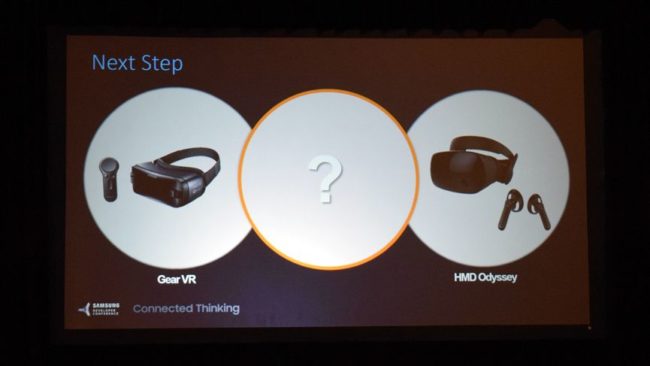 Samsung幹部発言「Gear VRとOdysseyのあいだに位置づけられるVRヘッドセットを開発中」