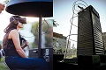 津波をVR体験するインスタレーションの画像