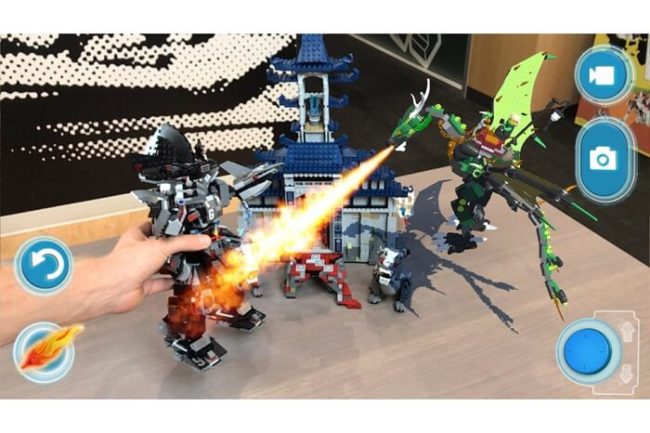 レゴ作品にAR的視覚効果をたすARKitアプリ「Lego AR-Studio」が登場