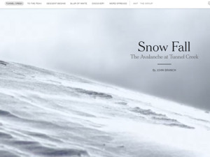 VR イマーシブ・ジャーナリズム SnowFall