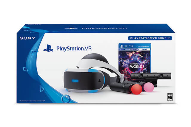 PSVRとのバンドルパッケージも存在するPlayStation VR Worlds