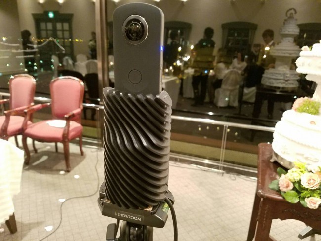 RICOHの全天球ライブカム実験機
