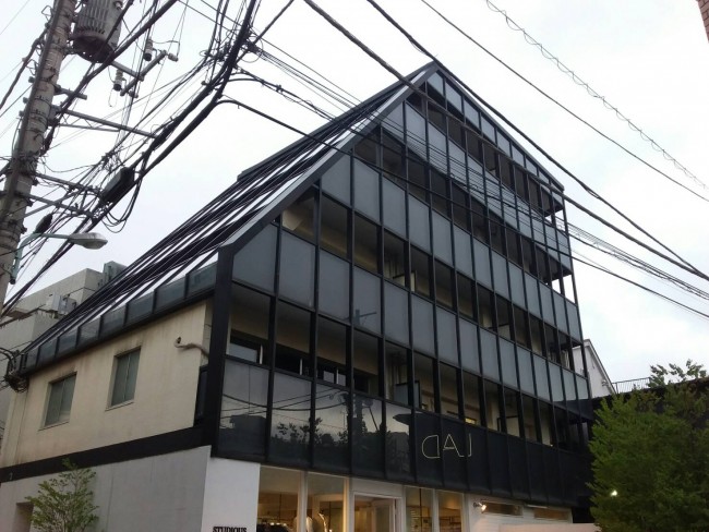 交流会の会場。