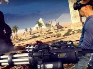 トランポリンパークでSerious Sam