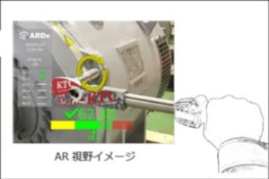 鉄道車両のAR作業管理システムが実用化
