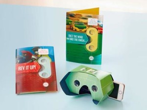 父の日のカードと付属するVRゴーグル