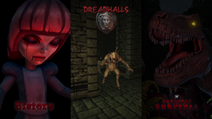 herocade-sisters-dreadhalls-jurassic-survival