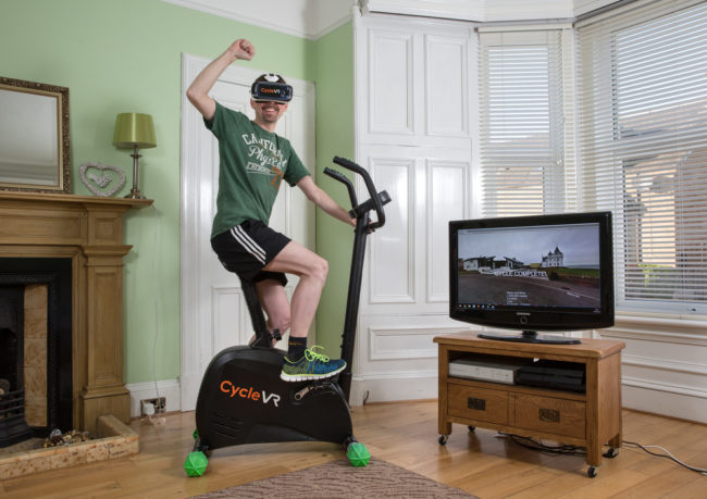 CycleVRでイギリスを縦断