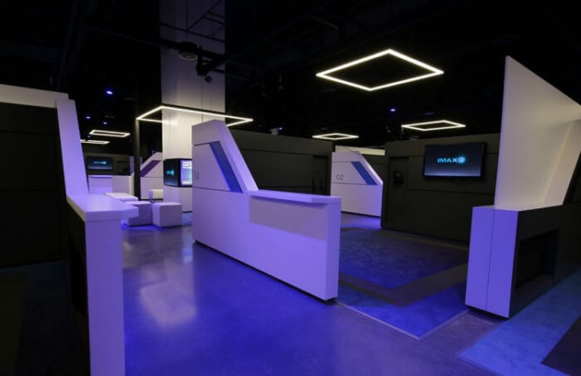 IMAX VRセンターの内部