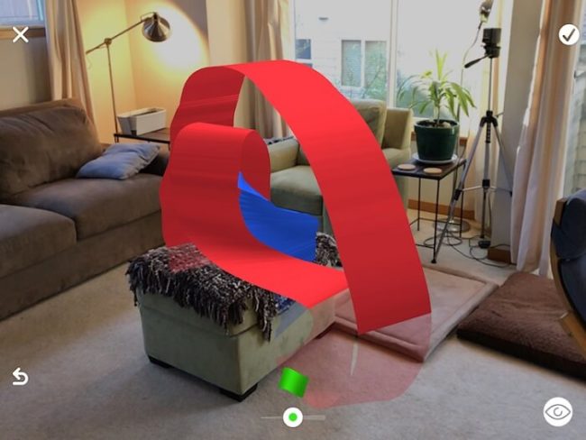 ARKitを使って表示されるARオブジェクト