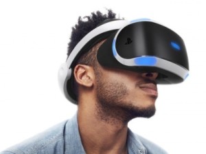 PSVRを付けた男性